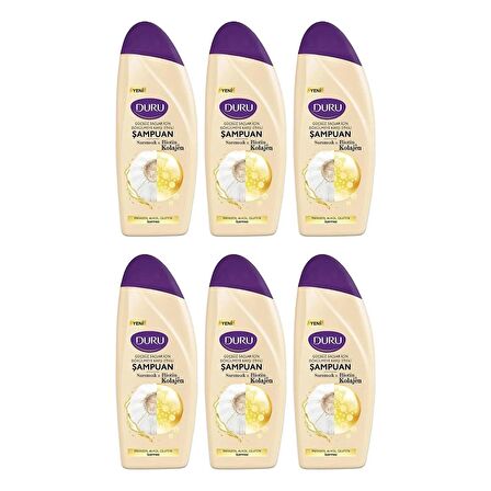 Duru Sarımsak&Biotin&Kolajen Dökülmeye Karşı Etkili Şampuan 6x500 ml
