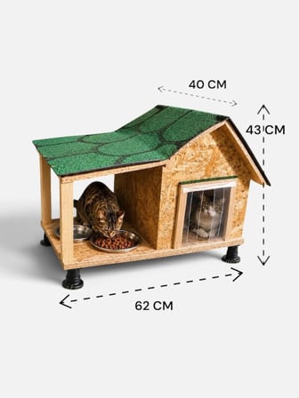  Kedi evi Kedi mamalığı Kedi yuvası ısı ve su yalıtımlı iç ve dış mekan