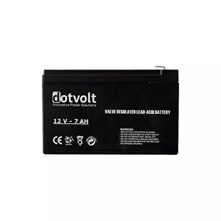 Dot Volt 12V 7AH Bakımsız Kuru Tpi Akü DT7-12