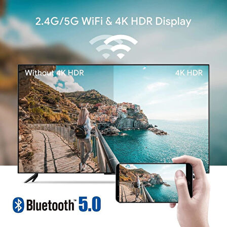 Dcolor GD2 4K Tv Box Android 12 2GB+32GB Google Netflix L1 Sertifikalı TRT Bandollü Tv Kutusu