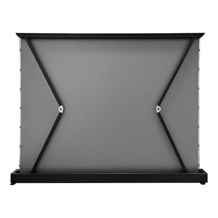 dualtech 228x163 100" 16:9 motorlu gergili floor up projeksiyon perdesi ( 4k ultra hd alr sinema perdesi )