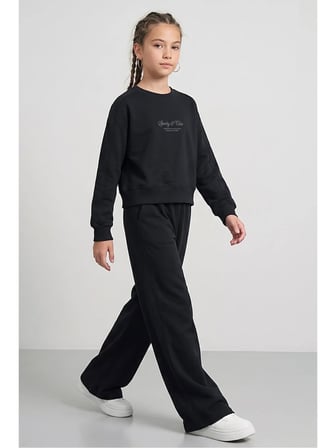 KIZ ÇOCUK SPORTY TAKIM SİYAH