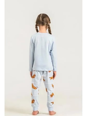RP3907  KIZ ÇOCUK FOREWER PİJAMA TAKIMI