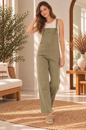 Palena PLNA6154 –Kot Salopet Ön Cepli Tulum – Haki