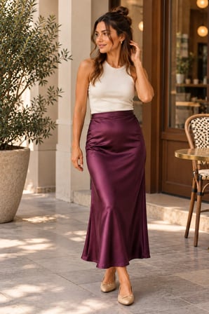 Palena PLNL9035 – Saten Etek - Mor