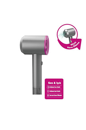 OYUNCAK KUAFÖR SETİ SESLİ IŞIKLI LÜKS ŞEKİLLENDİRİCİ GERÇEK ÜFLEMELİ SAÇ KURUTMA