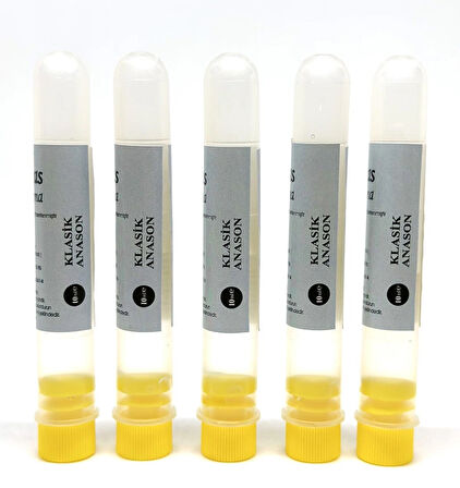 Anason Yagı Klasik Anason Yagı 10 ML 5 Adet - Rakı Aroması - Anason Yağı Hazır Karışım 