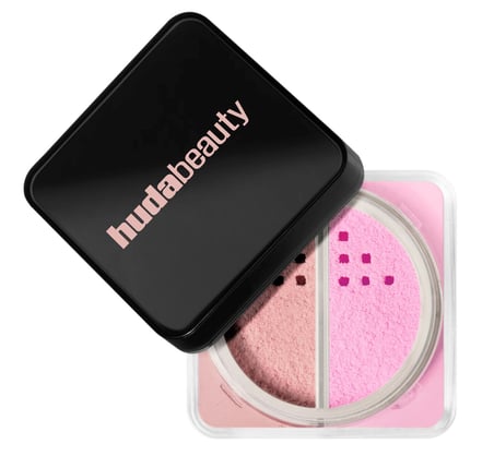 Huda Beauty Easy Bake Loose Powder Duo - Sabitleyici Toz Pudra - Pink Ube