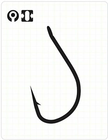 Fudo 3107 UMI TANAGO W/RING No:12 14 lü TEFLON Olta İğnesi