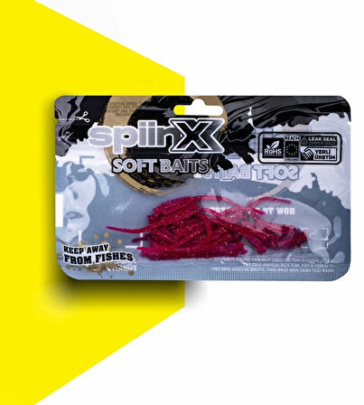 Spiinx Sandworm Lrf Silikon 6Cm 18P Renk: Magenta