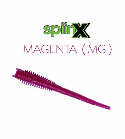 Spiinx Sandworm Lrf Silikon 6Cm 18P Renk: Magenta