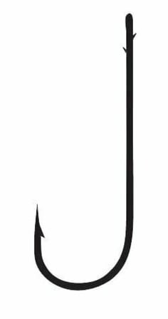 FUDO 6111 WORM SSB2 NO:4/0 BLACK NIKEL 3 LÜ OLTA İĞNESİ