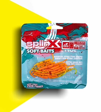 SPIINX BABY FISH SİLİKON 4.5CM 18P Renk: Fire Tiger