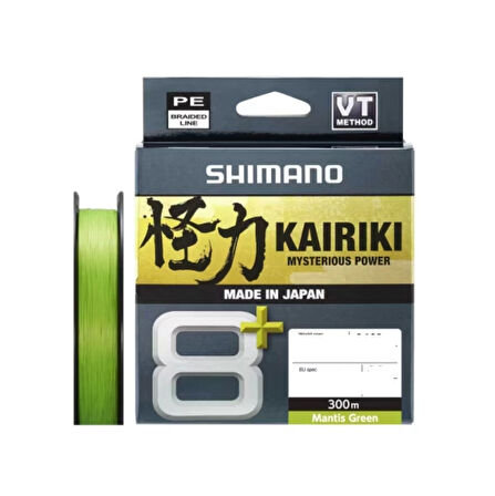 Shimano Kairiki 8+ Plus 300m 0,06mm M.Green (Yeşil) İp Misina