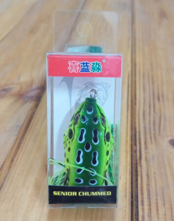 Oskar Senior Chummed Silikon Kurbağa Yeşil Renk