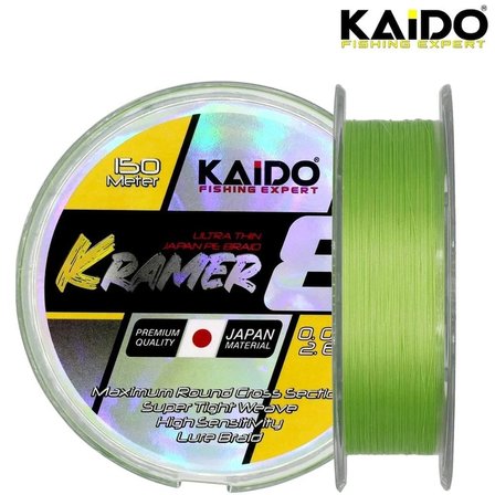 Kaido Kramer Japan 8X Braid 150 Mt 0,12mm Lime Green İp Misina
