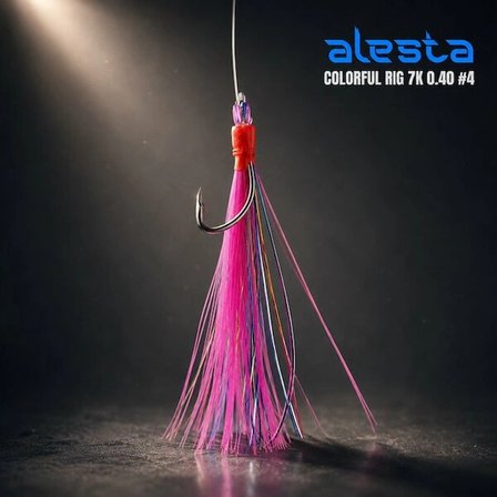 Alesta COLORFUL RIG X0239 7 Köstek Hazır Takım 0,35MM İğne NO:6