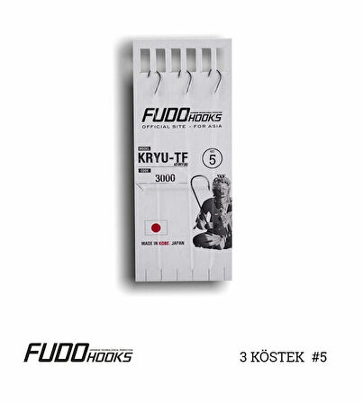 Fudo 1907 Yemli Takım 3 İğneli Hazır Beden İğne No:4