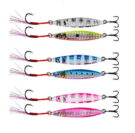 Effe HG1891 Çift Taraflı 8gr 3lü Jig Seti