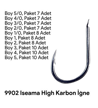 Shogun 9902 Iseama Olta İğnesi No:4/0