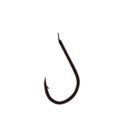 Hayabusa 13071 Kısa Sap Black Nikel Çupra İğnesi 15'li Pk NO:1/0