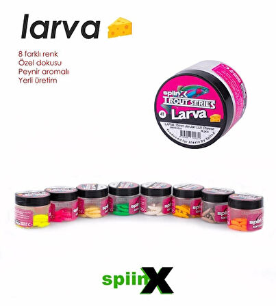 SPIINX LARVA SİLİKON YEM 35MM 14LÜ PEYNİR AROMALI RENK: CHESEE