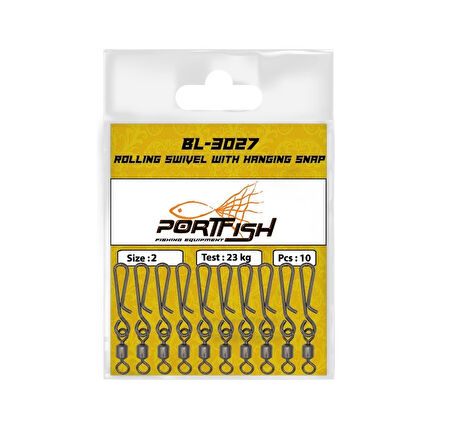 Portfish BL-3027 Hızlı Değişim Fırdöndüsü NO:2