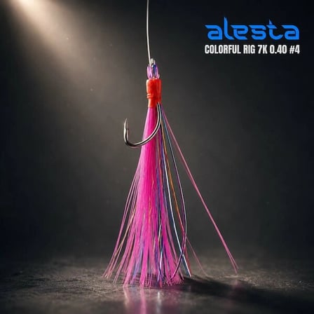Alesta COLORFUL RIG X0239 7 Köstek Hazır Takım 0,30MM İğne NO:8