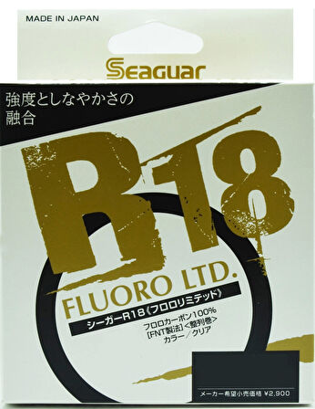 Seaguar R18 Fluoro LTD 100mt 0,185mm %100 Fluoro Carbon Misina
