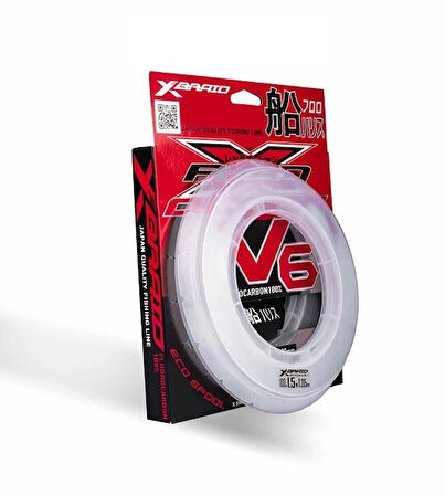 YGK X059 RED OCEAN V6 100M 0,405MM FLOUROCARBON MİSİNA