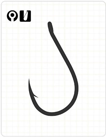 Fudo 1101 Chinu Black Nikel Delikli Çapraz İğne No:3/0