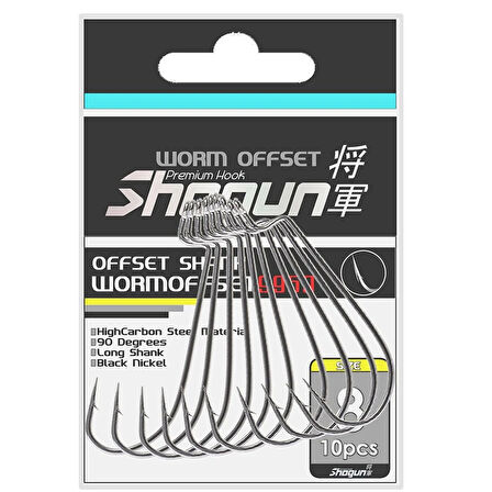 Shogun 9959 Worm Offsett İğne No:3/0