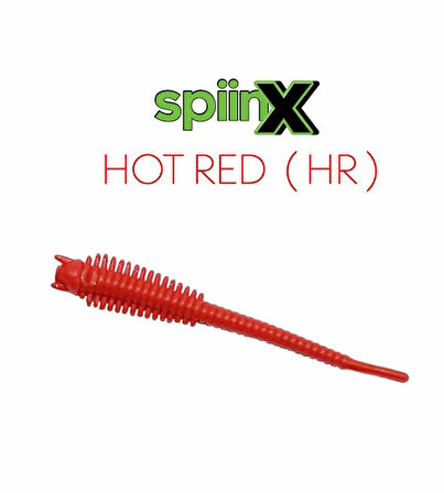Spiinx Sandworm Lrf Silikon 6Cm 18P Renk: Hot Red