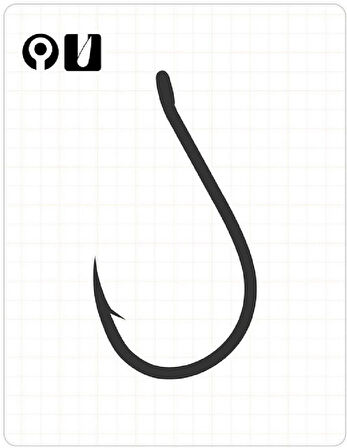 Fudo 1101 Chinu Black Nikel 17'LiDelikli Çapraz İğne No:8