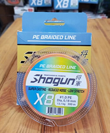 Shogun X8 300MT MULTİCOLOR İP MİSİNA 0,18MM