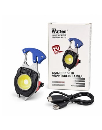 WATTON WT-740 ÇOK AMAÇLI KAMP IŞIĞI ANAHTARLIK LAMBA