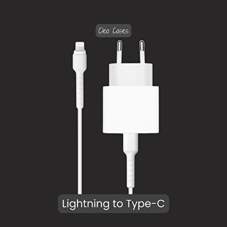  Şarj Kablo Koruyucu - Type-C to Lightning