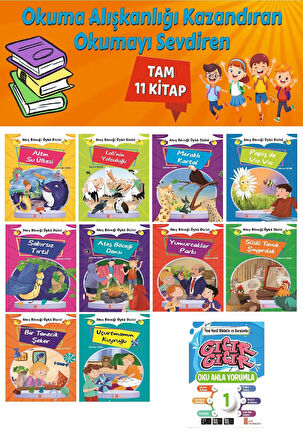 1.Sınıf Okuma Alışkanlığı Kazandıran Okumayı Sevdiren Tam 11 Kitap 7
