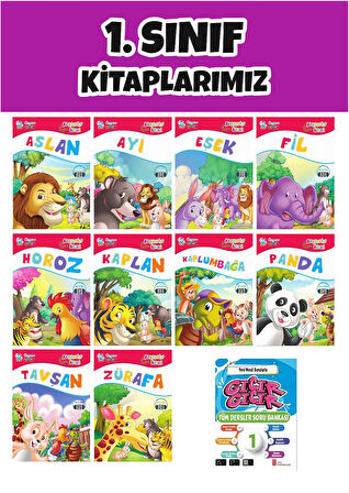 1.Sınıf 2.Dönem Yeni Nesil Sorularla Gıcır Gıcır Soru Bankası + 10 lu Okuma Hikaye Seti 2