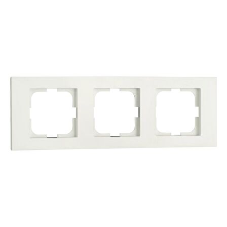 Ovivo Grano Beyaz Natural Üçlü Çerçeve - 20 Adet