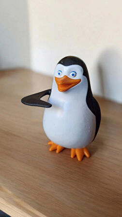 Vintage Madagaskar Karakteri Penguen Figür Oyuncak & 12 Cm 