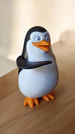 Vintage Madagaskar Karakteri Penguen Figür Oyuncak & 12 Cm 