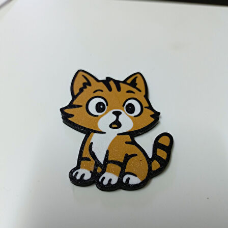 Şaşkın Kedi A.Kahve Magnet