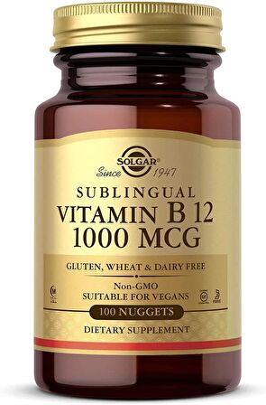 Solgar Vitamin B12 1000mcg 100 Tablet