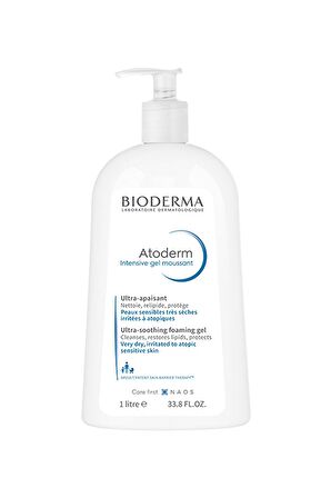 Bioderma Atoderm Intensive Foaming Gel Atopiye Eğilimli Ciltler Yatıştıcı ve Kaşıntı Karşıtı