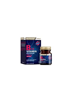 NUTRAXİN NUTRAXİN B12 VIT. 60 DİLALTI TABLET 1 Paket(1 x 60 Tabletten)