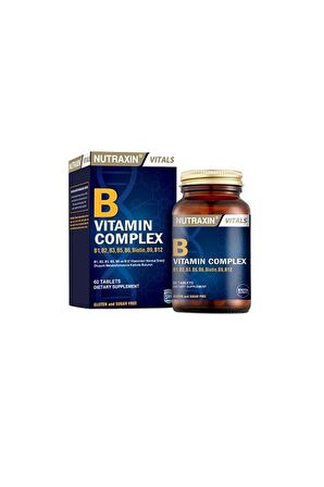 NUTRAXİN NUTRAXIN B COMPLEX VITAMIN 60 TABLET 1 Paket(1 x 60 Tabletten)