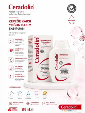 Ceradolin Kepeğe Karşı 300 ml Şampuan (DDN101)