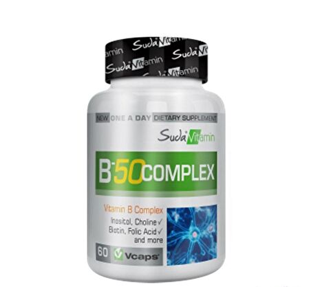 Bigjoy Suda Vitamin B 50 Complex 60 Kapsül (bjv101)