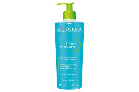 Bioderma Sebium Foaming Gel 500 ml Karma ve Yağlı Ciltler Temizleme Jeli